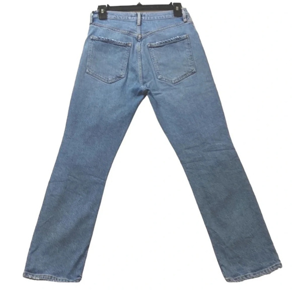 Agolde Riley High Rise Distressed Straight Leg Jeans Size 26 - Picture 6 of 10